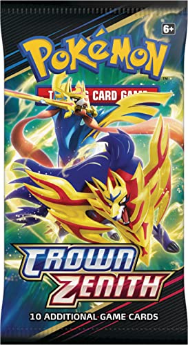 Pokémon-Sammelkartenspiel: Crown Zenith Special Collection – Pikachu VMAX 2 geätzte Folien-Promokarten, 1 Folien-Übergröße-Karte und 5 Booster-Packs mehrfarbig