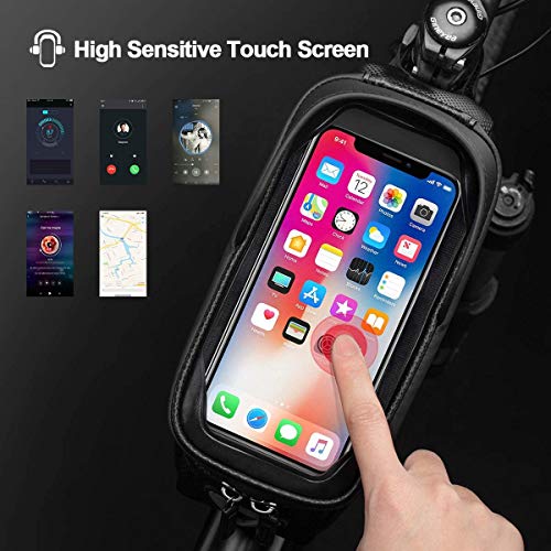 lenkertasche handy wasserdicht ROCKBROS Fahrrad Rahmentasche Lenkertasche Wasserdicht Handytasche für – WERBE-WELT.SHOP