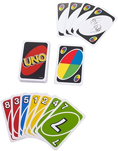 Mattel Games W2087 - UNO Kartenspiel und Gesellschaftspiel, geeignet für 2 - 10 Spieler, Kartenspiele und Gesellschaftsspiele ab 7 Jahren