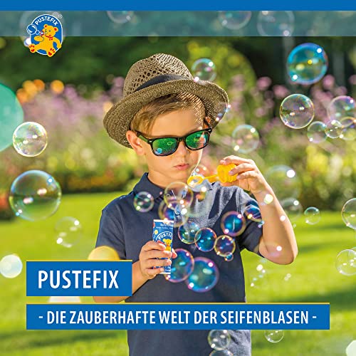 PUSTEFIX Seifenblasen Nachfüllflasche Maxi 1L I Seifenblasenflüssigkeit für bunte Blasen I Made in Germany I extra Flüssigkeit für mehr Bubble Spaß I für Kinder & Erwachsene auf Geburtstag, Hochzeit