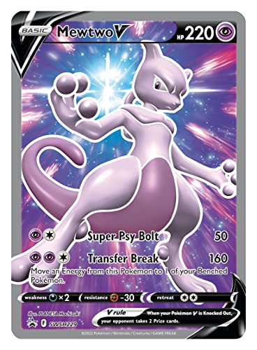 Pokémon TCG Sammelkartenspiel: Pokémon GO Elite Trainerbox,ab 6 Jahren (10 Booster, Mewtwo Folien-Promo-Karte & Premium-Zubehör)