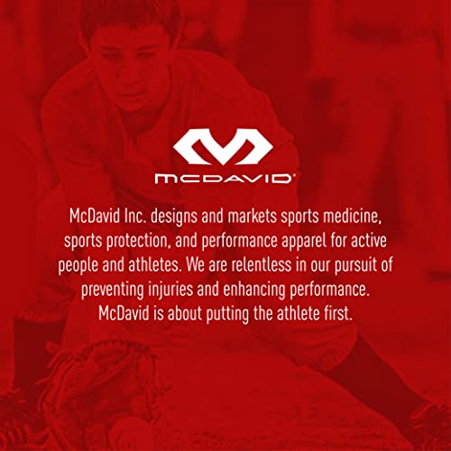 McDavid - 6446R - Kompressionsmanschette für das Knie - Hexpad - Unisex Erwachsene – Knieschoner-Manschette - Verhindert Stoßverletzungen - Sehr elastisch - Basketball-Kniehülse