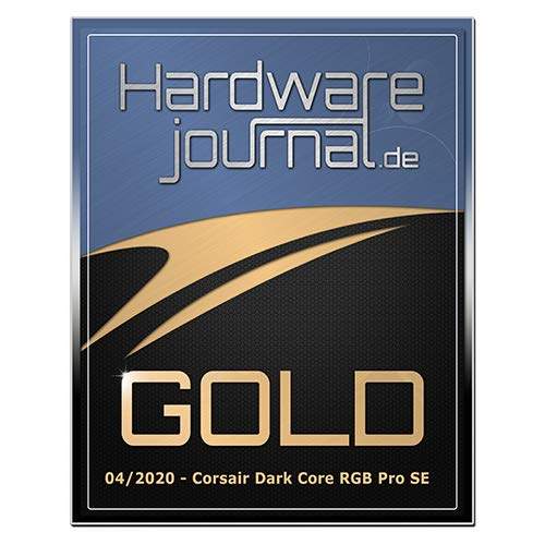 Corsair, USB, Dark Core RGB PRO SE kabellose Gaming-Maus mit kabelloser Qi-Aufladefunktion (18K DPI Sensor, Acht Programmierbare Tasten, Dynamische iCUE RGB-Hintergrundbeleuchtung) schwarz