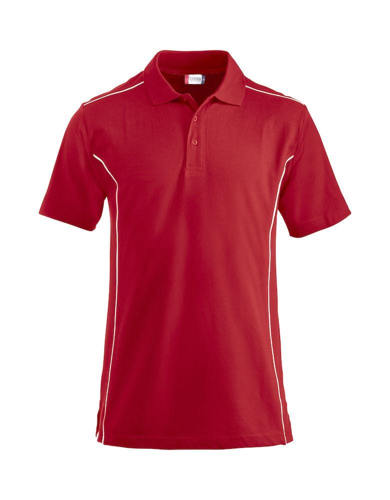 Clique Herren Polo-Shrit mit Kontrast Streifen 'New Conway' - WERBE-WELT.SHOP