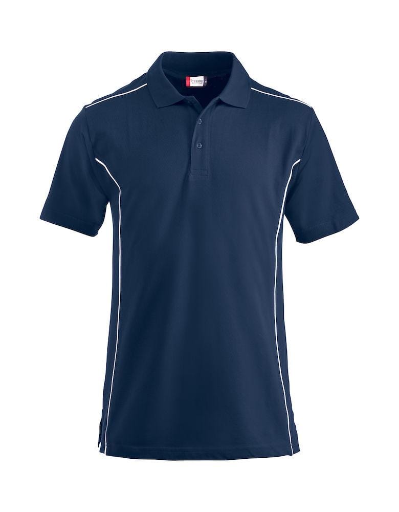 Clique Herren Polo-Shrit mit Kontrast Streifen 'New Conway' - WERBE-WELT.SHOP