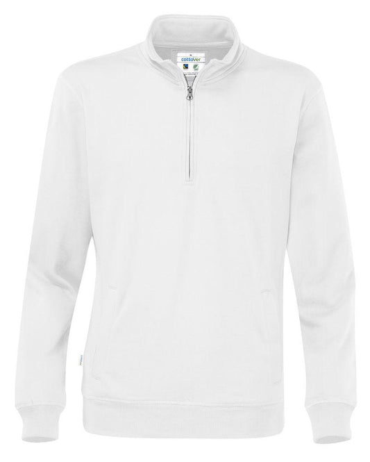 Cottover Unisex Sweatshirt half Zip - WERBE-WELT.SHOP