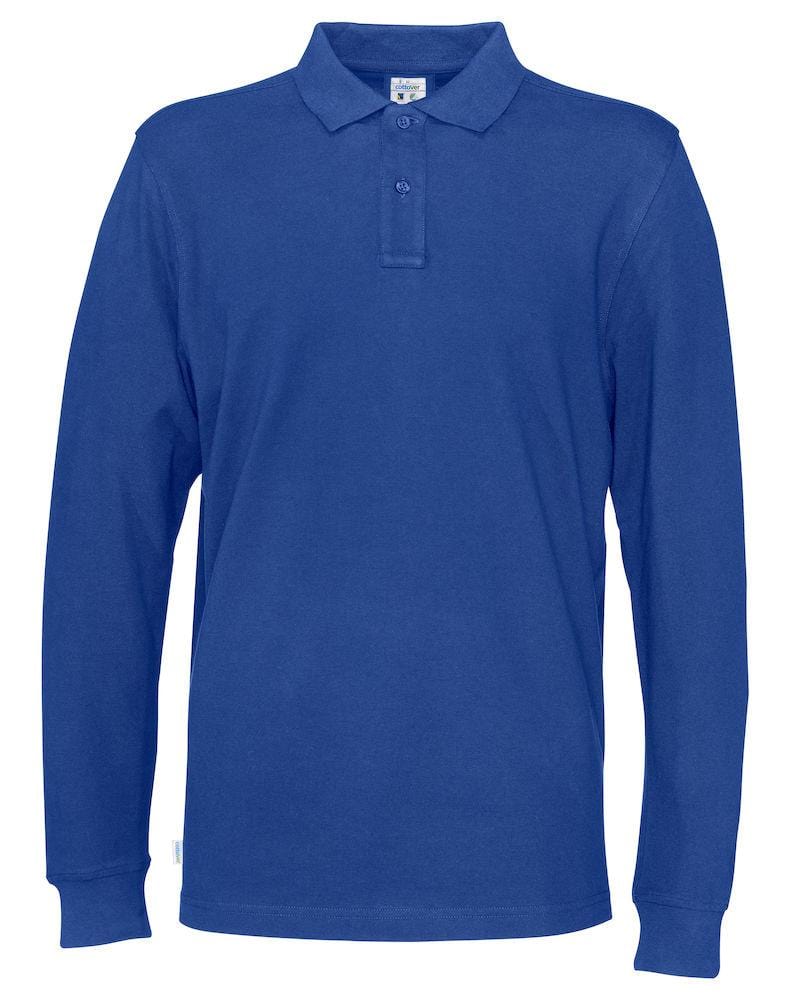 Cottover Herren Langarm Poloshirt in vielen modischen Farben (auch für Damen geeignet) - WERBE-WELT.SHOP