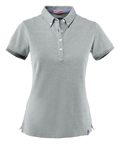 Larkford- Pique Shirt mit Button-Down-Kragen für Damen - WERBE-WELT.SHOP