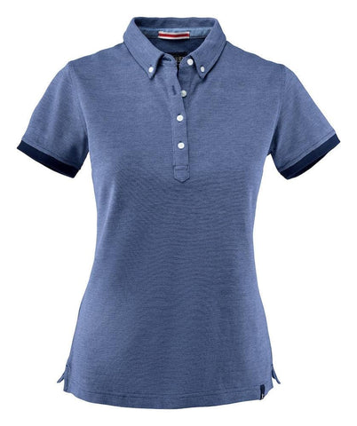 Larkford- Pique Shirt mit Button-Down-Kragen für Damen - WERBE-WELT.SHOP