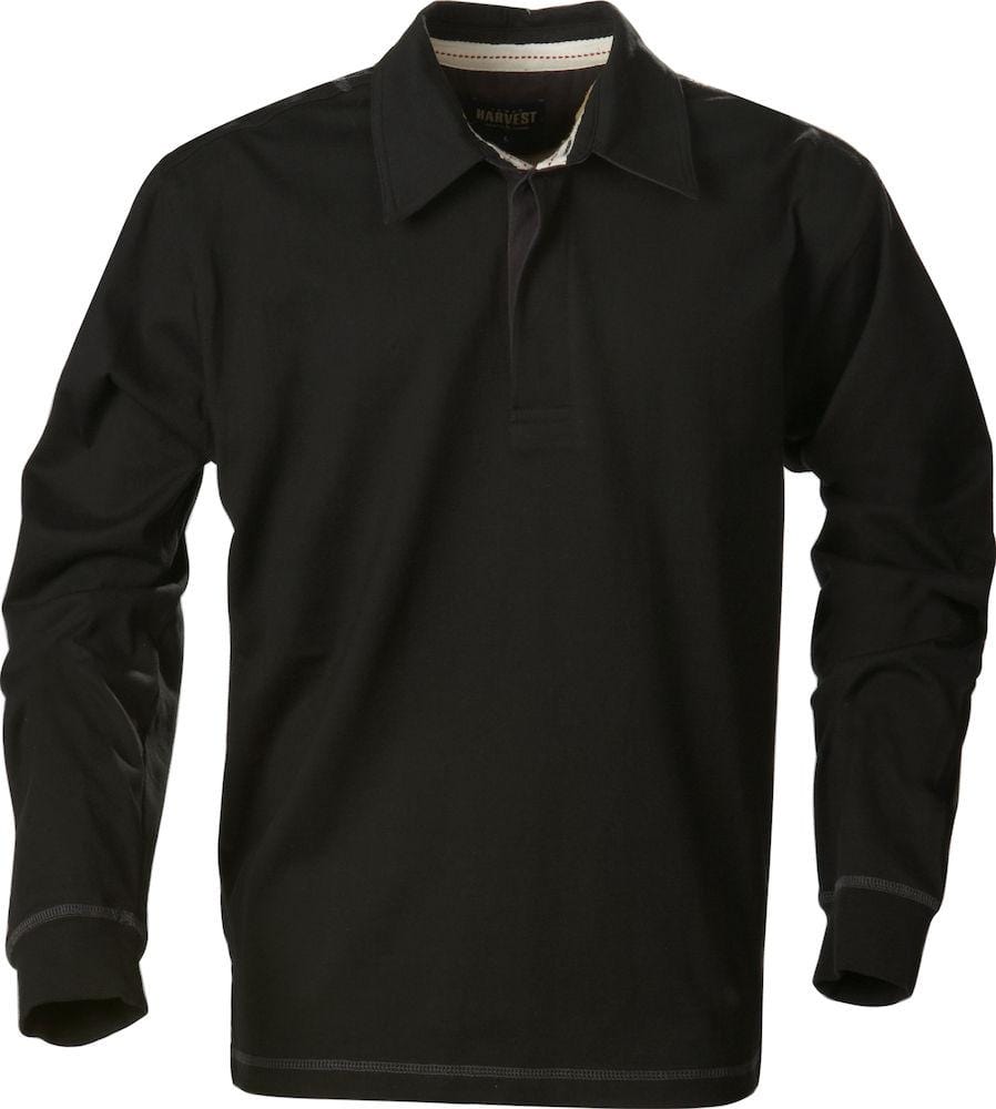 LAKEPORT-Unisex Sweatshirt mit verdeckter Knopfleiste, Kontrastband aus Satin auf der Innenseite des Kragens - WERBE-WELT.SHOP