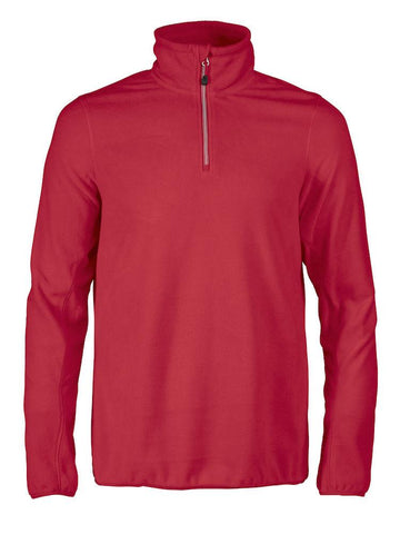 Railwalk- Herren Sweatshirt mit kurzem Reißverschluss aus Microfleece speziell für sportliche Aktivitäten - WERBE-WELT.SHOP
