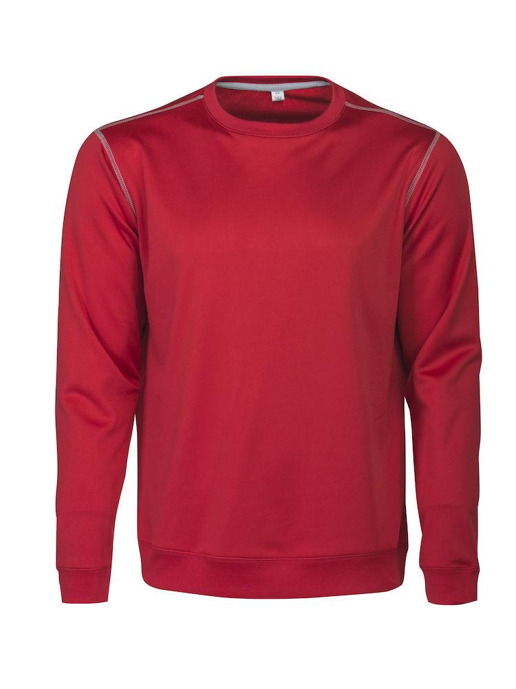 Marathon- Herren Sweatshirt mit farblich abgesetzten Flatlock-Nähten an Schulter - WERBE-WELT.SHOP