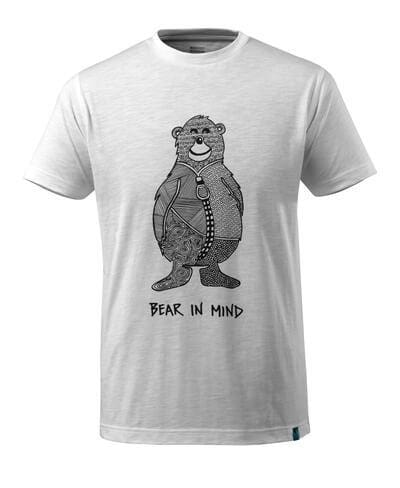 T-Shirt mit Bärenlogo und BEAR IN MIND - WERBE-WELT.SHOP