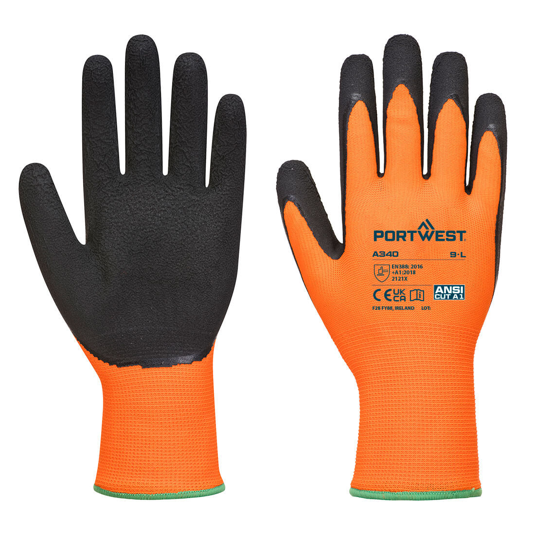 HiVis Grip Handschuh - Latexschaum