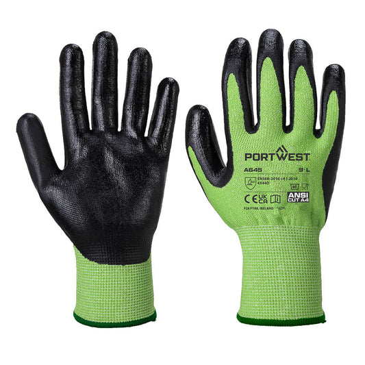 Green Cut - Nitrilschaum-Schnittschutz-Handschuh
