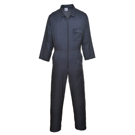 NYLON-OVERALL MIT REIßVERSCHLUSS