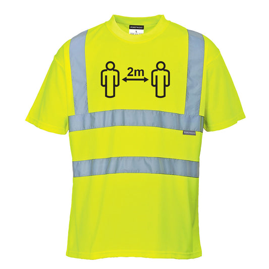 Social Distancing Warnschutz-T-Shirt