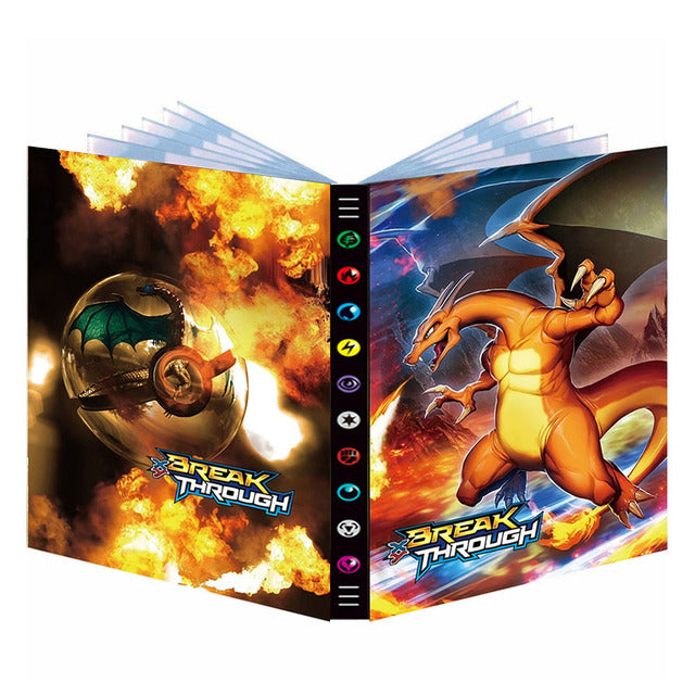 Cartoon 9 Pocket 432 Karten Pokemon Album Buch Anime Kartenspiel Pokémon Karten Sammlung Halter Binder Ordner Top Spielzeug Geschenk für Kinder