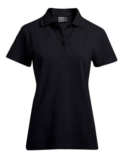 Damen Poloshirt 100% Baumwolle Schwarz - WERBE-WELT.SHOP