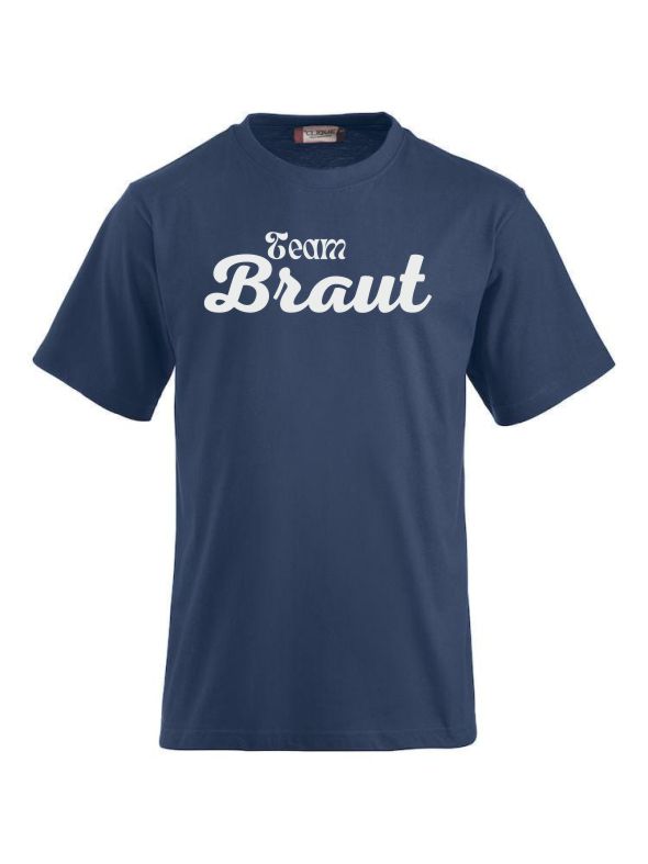 T-Shirts bedrucken mit Spruch Team Braut