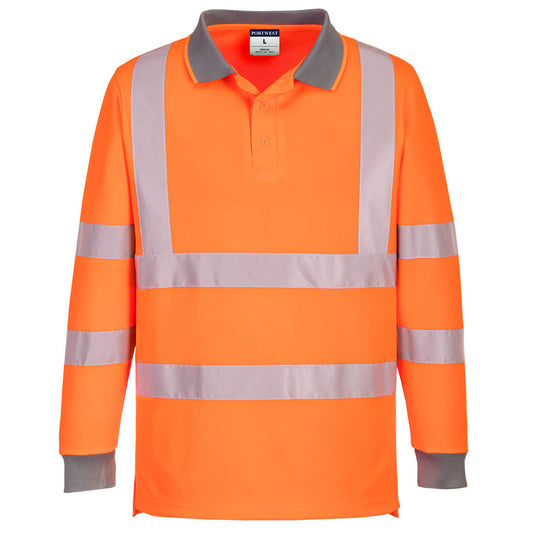 Eco Hi-Vis L/S Polo (6er Pack)