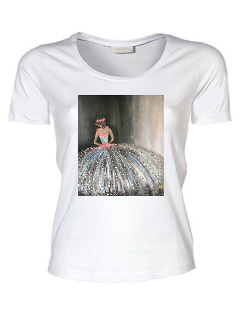 Erste Ballerina - Stretch-T-Shirt für Damen - Damen T-Shirt bedrucken