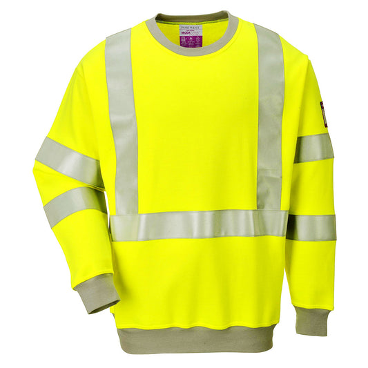 Flammhemmendes antistatisches Warnschutz-Sweatshirt