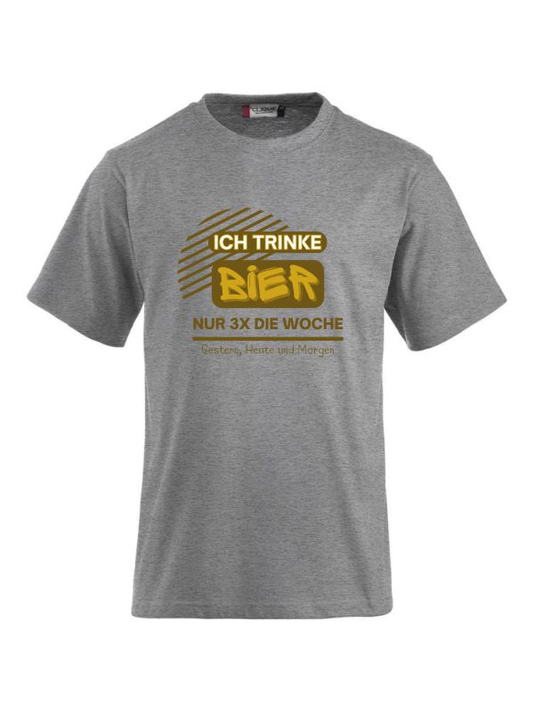 T-Shirts bedrucken mit Spruch - Ich Trinke BIER