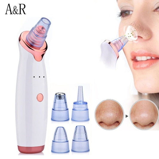 Facial Blackhead Remover Electric Acne Cleaner Blackhead Black Point Vacuum Cleaner Tool Black Spots Pore Cleaner Machine - WERBE-WELT.SHOP