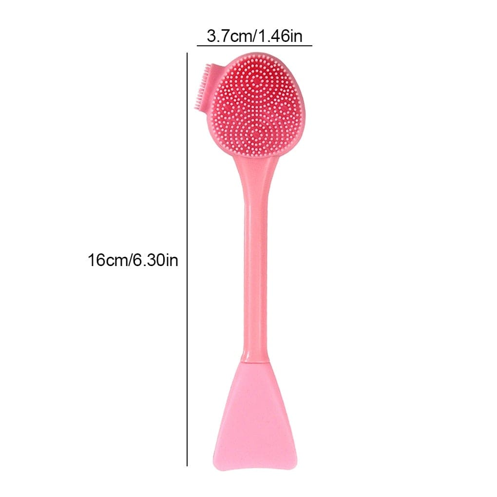 Double Side Silicone Facial Cleanser Brush Soft Hair Face Massage Washing Brush Blackhead Remover Portable Skin Care Tool - WERBE-WELT.SHOP