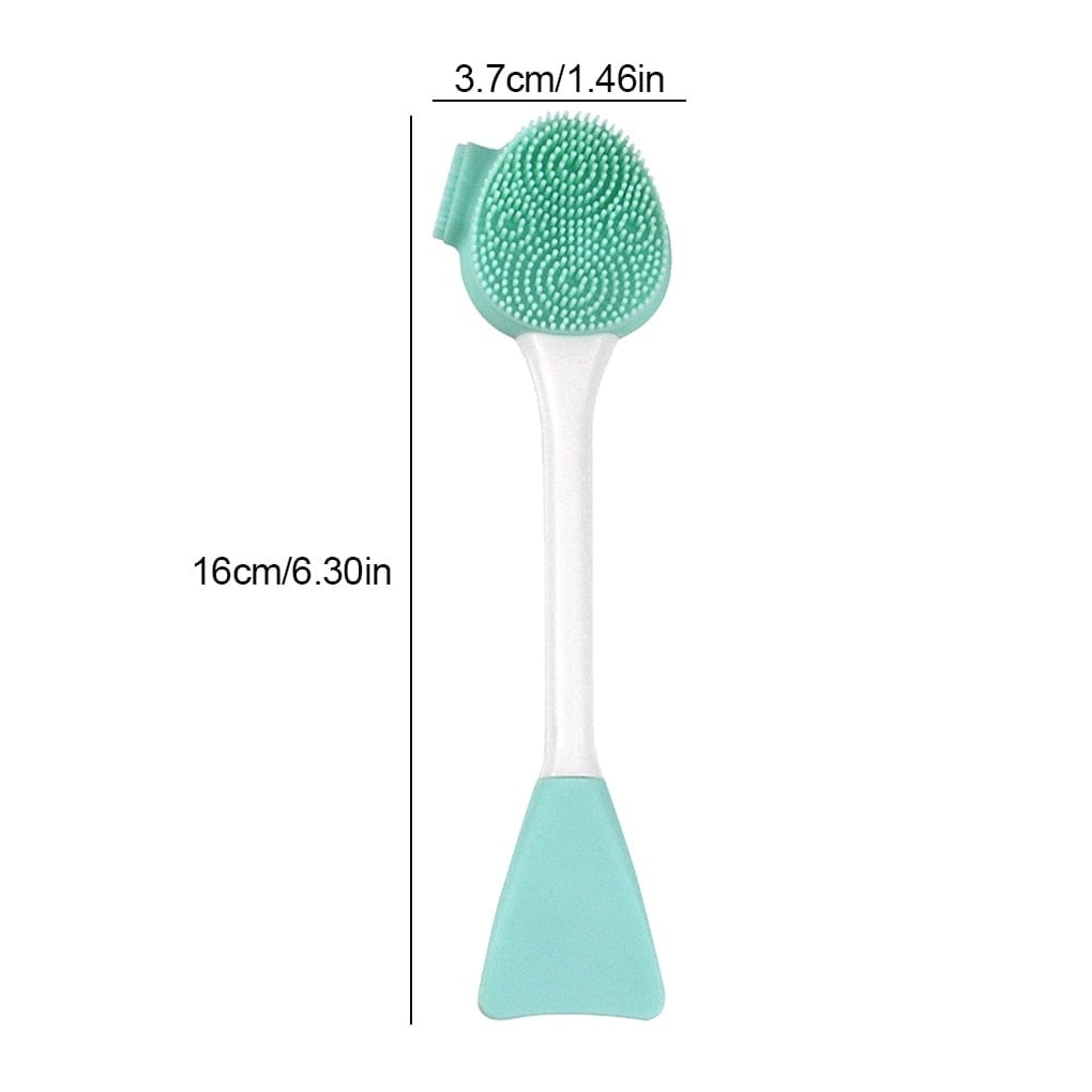 Double Side Silicone Facial Cleanser Brush Soft Hair Face Massage Washing Brush Blackhead Remover Portable Skin Care Tool - WERBE-WELT.SHOP