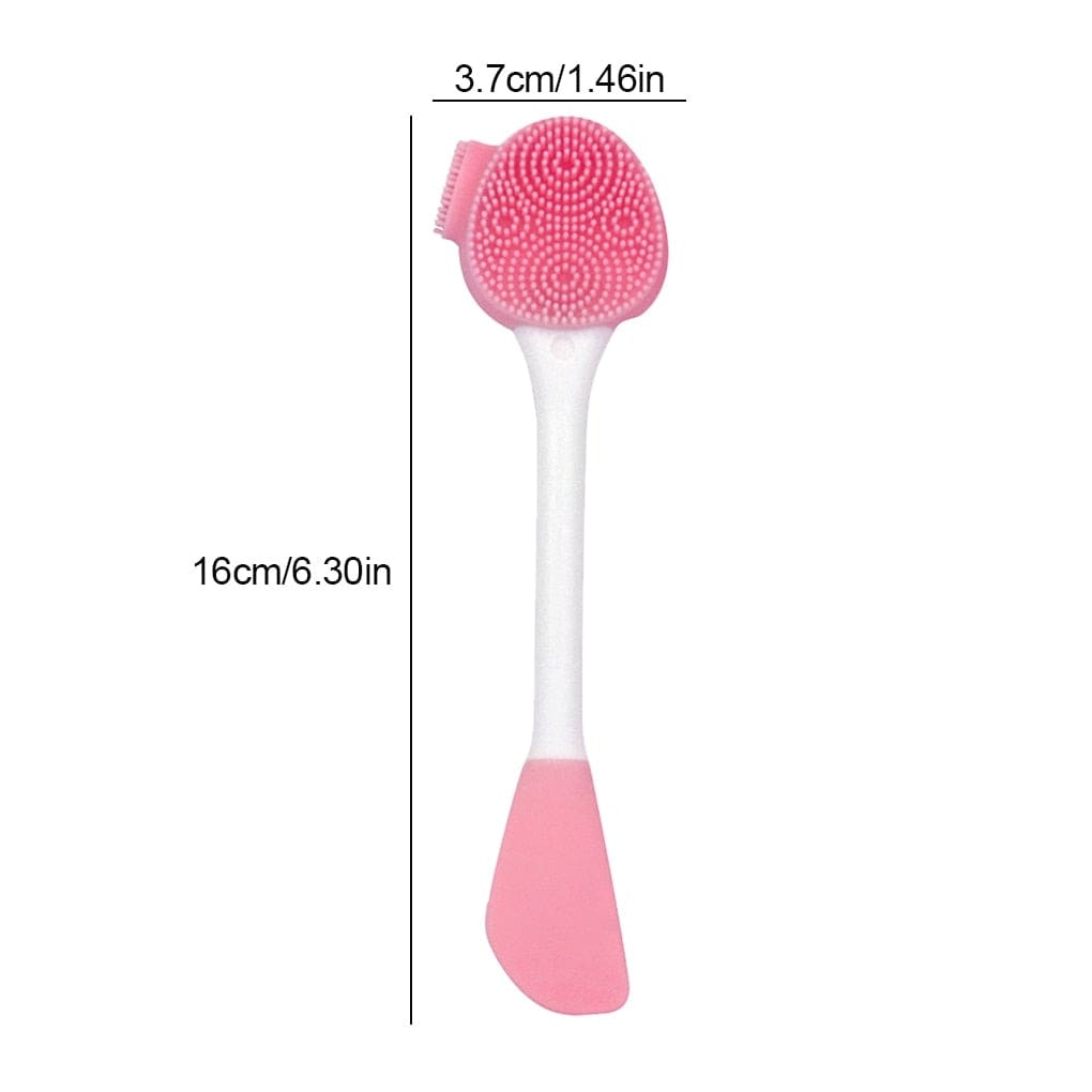 Double Side Silicone Facial Cleanser Brush Soft Hair Face Massage Washing Brush Blackhead Remover Portable Skin Care Tool - WERBE-WELT.SHOP