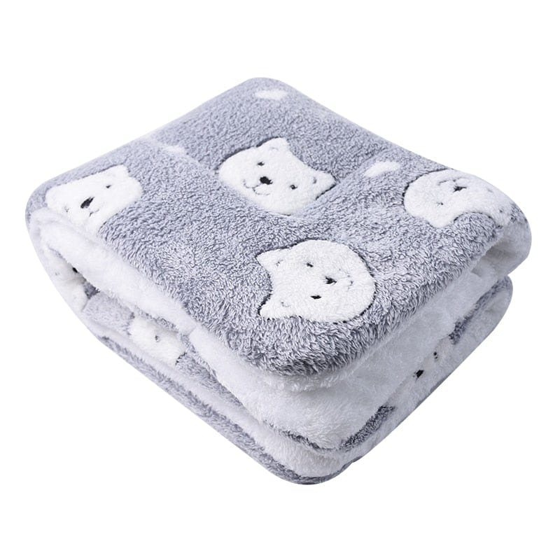 Plush Dog Cat Mat Soft  Blanket Dog Pet  Blanket Bed Accessories Pet Supplies Keep Warm In Winter Soft Pet Soft Blanket - WERBE-WELT.SHOP