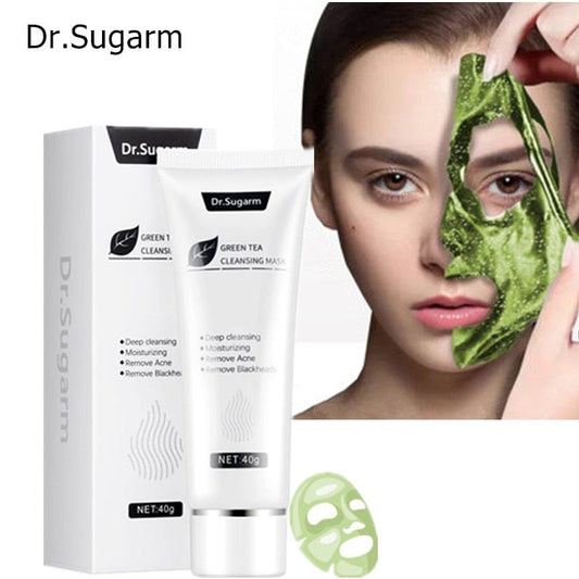 40g Dr.Sugarm Green Tea Blackhead Mask Skin Care Remove Acne Nose Deep Cleansing  Pore Green Mask Stick - WERBE-WELT.SHOP