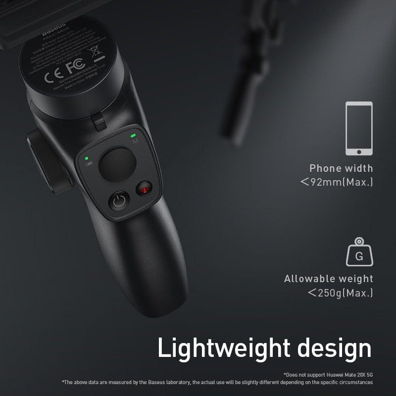 Baseus 3-Axis Handheld Gimbal Wireless Bluetooth Phone Gimbal Stabilizer for iPhone Tripod Gimbal Smartphone Stabilizer Gimbal - WERBE-WELT.SHOP