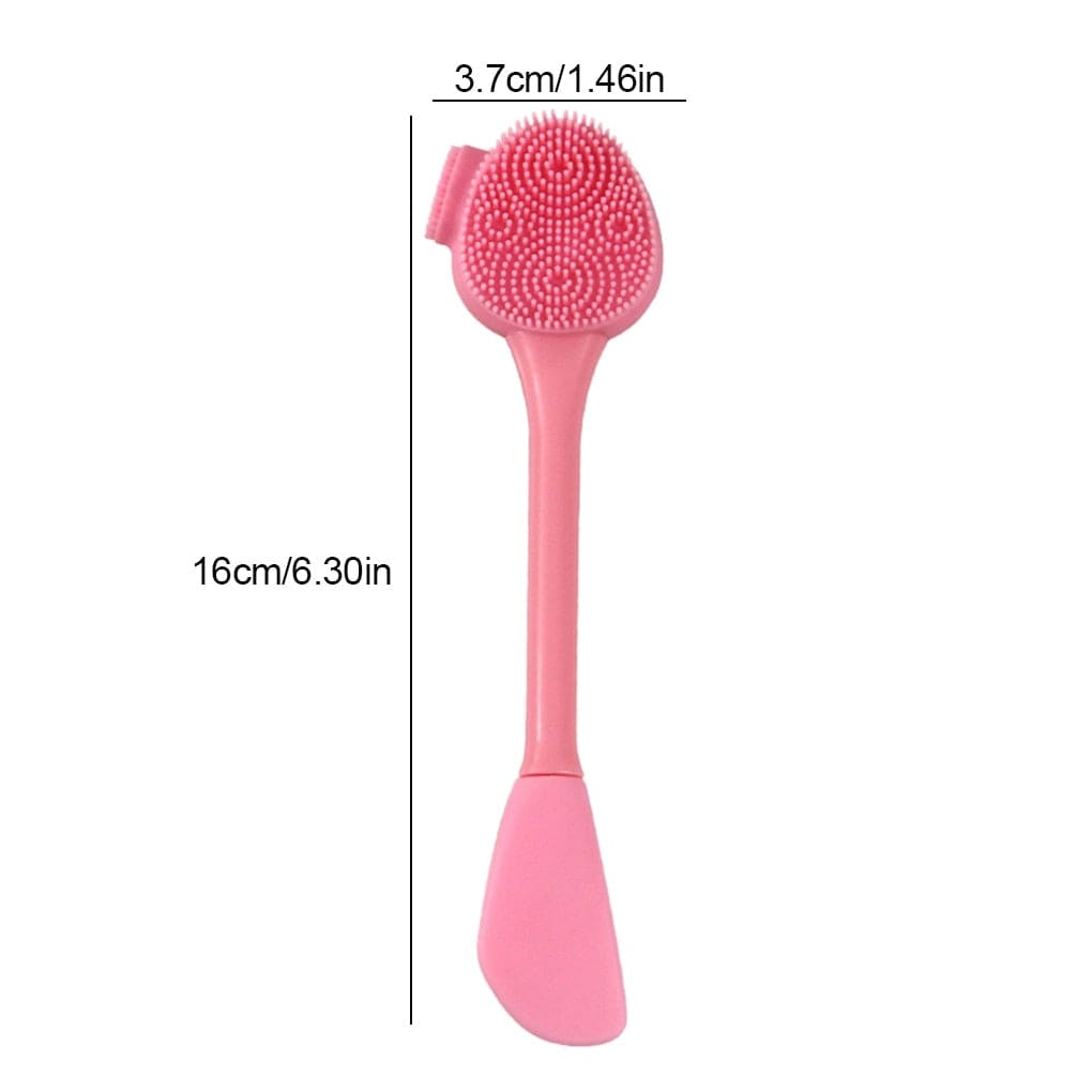 Double Side Silicone Facial Cleanser Brush Soft Hair Face Massage Washing Brush Blackhead Remover Portable Skin Care Tool - WERBE-WELT.SHOP