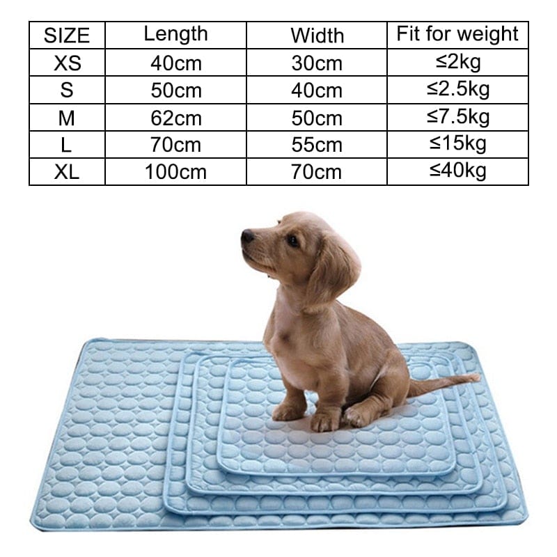Dog Mat Cooling Summer Pad Mat For Dogs Cat Blanket Sofa Breathable Pet Dog Bed Summer Washable For Small Medium Large Dogs Car - WERBE-WELT.SHOP