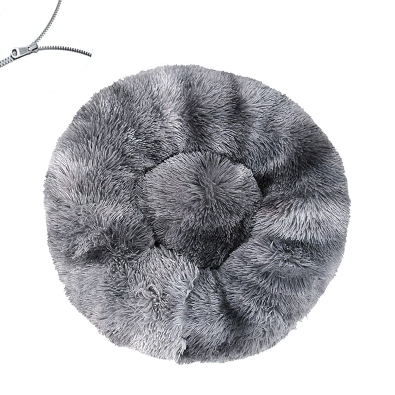 Round Dog Bed Cushion Soft Plush Cat Beds for Dog Cat Winter Warm Sleeping Pet Kennel Removable Dog Sofa Mat Large Dogs House - WERBE-WELT.SHOP