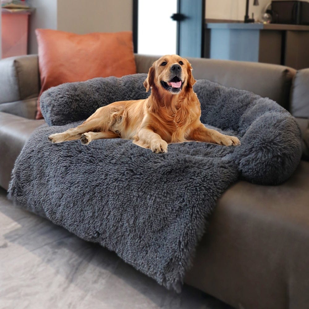 Removable Plush Pet Dog Bed Sofa for Large Dogs House Mat Kennel Winter Warm Cat Bed Pad Washable Dog Cushion Blanket Sofa Cover - WERBE-WELT.SHOP