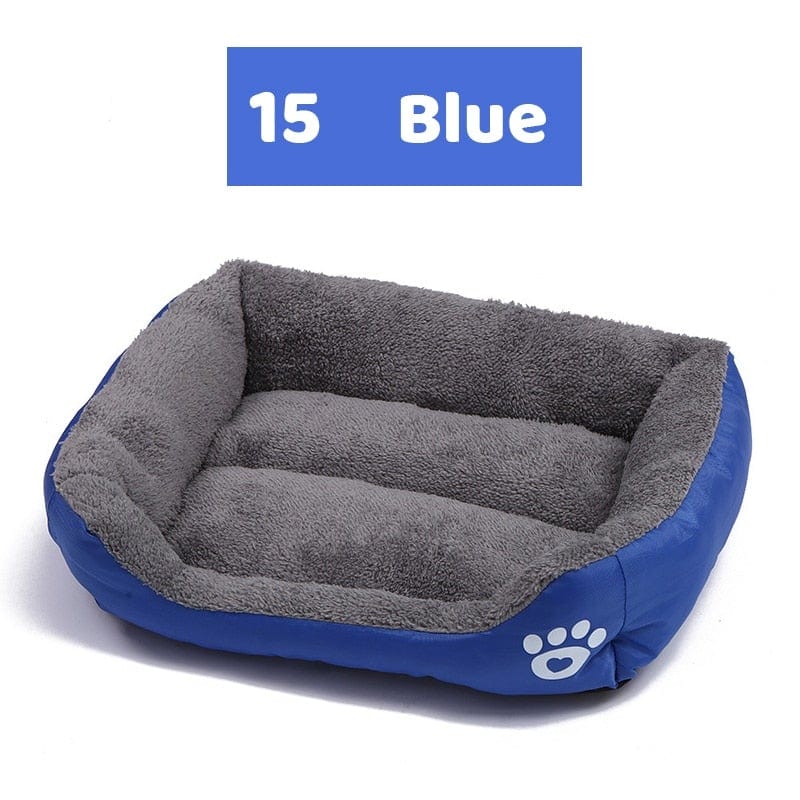 TLNY 19Colors Large Pet Cat Dog Bed Warm Cozy Dog House Soft Fleece Nest Dog Baskets Mat Waterproof Kennel Chew Proof Dog Bed - WERBE-WELT.SHOP