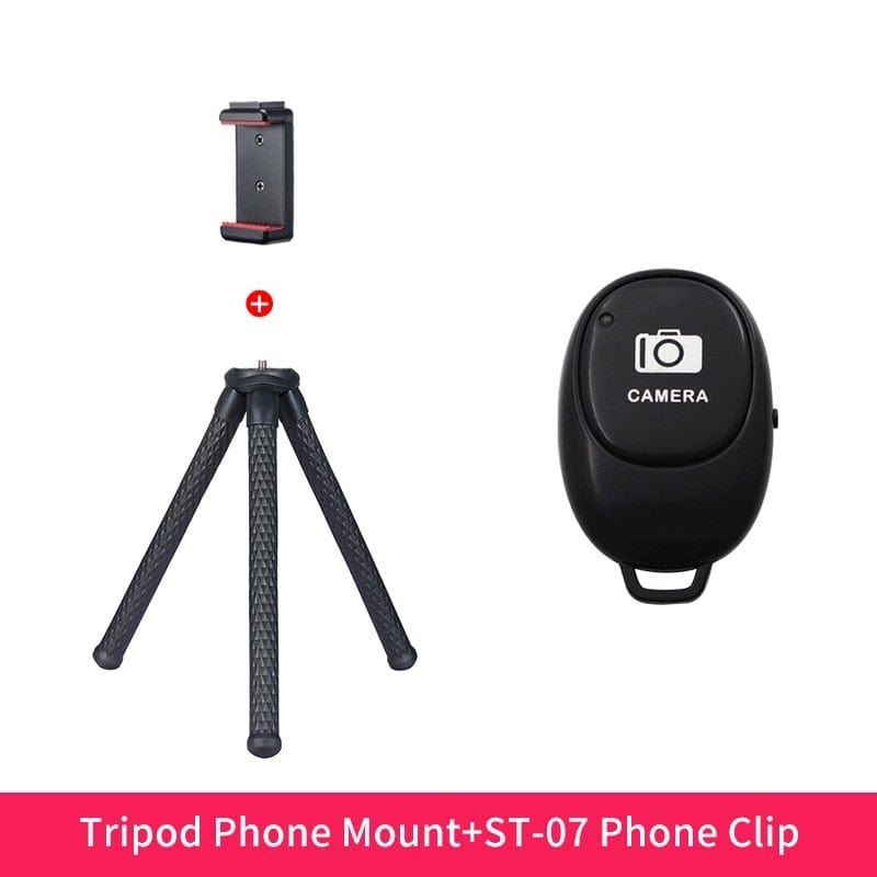 MT-11 Octopus Tripod for DSLR Camera Smartphone Magic Arm W Detachable Ballhead Hot Shoe Phone Clip - WERBE-WELT.SHOP