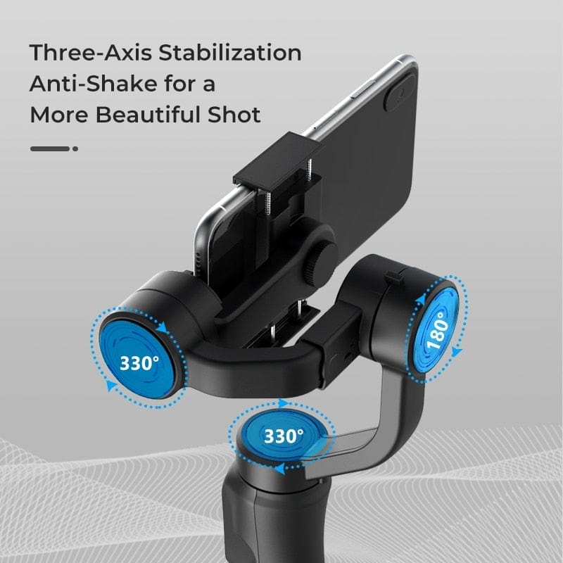 Gimbal H4 3 Axis USB Charging Video Record Support Universal Adjustable Direction Handheld Gimbal Smartphone Stabilizer Vlog - WERBE-WELT.SHOP