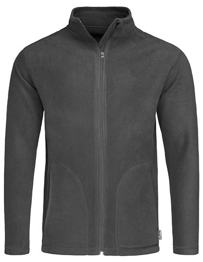 Herren Fleecejacke- Grey XL - WERBE-WELT.SHOP