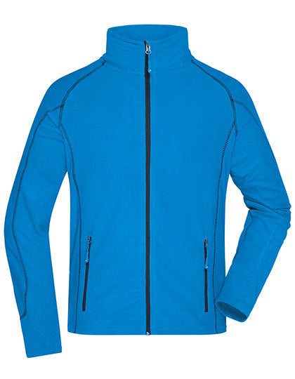 Herren Struktur Fleece-Jacke - Grösse L