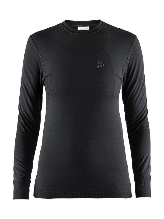 WARM COMFORT LS WMN BLACK XL - WERBE-WELT.SHOP