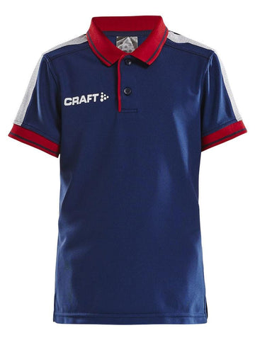 Poloshirt für Kinder- Navy/Bright Red - WERBE-WELT.SHOP