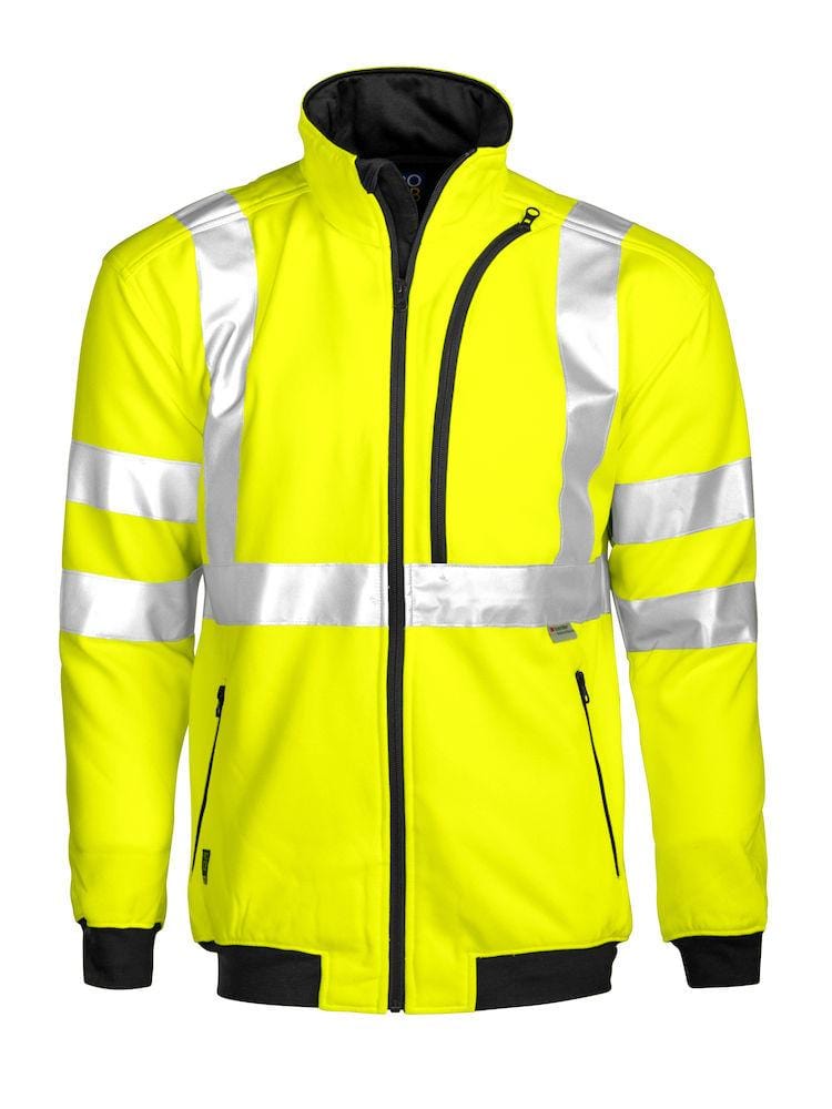 Warnschutz Sweat Jacke mit Reflektoren für Herren - WERBE-WELT.SHOP