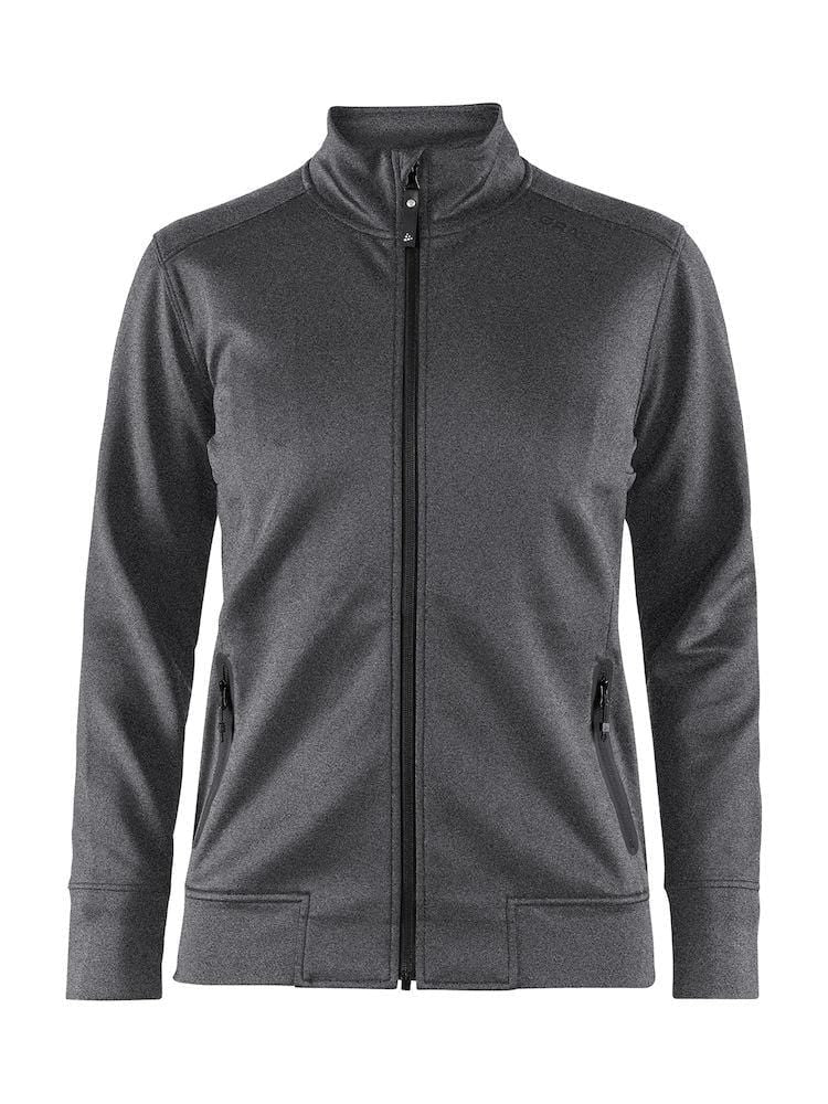 Leichte Sweat Jacke für Damen Stehkragen - WERBE-WELT.SHOP