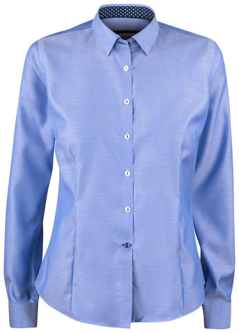Red Bow 122 Woman- Hochwertige Damen Bluse Blau dunkel