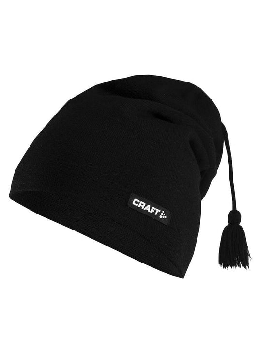 KNITED HAT BLACK ONE SIZE - WERBE-WELT.SHOP